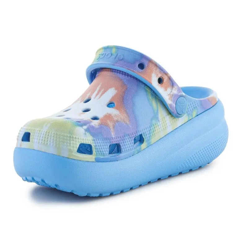 CROCS CLASSIC TIE DYE CUTIE CLOG K JR 2080834KT BLAUW