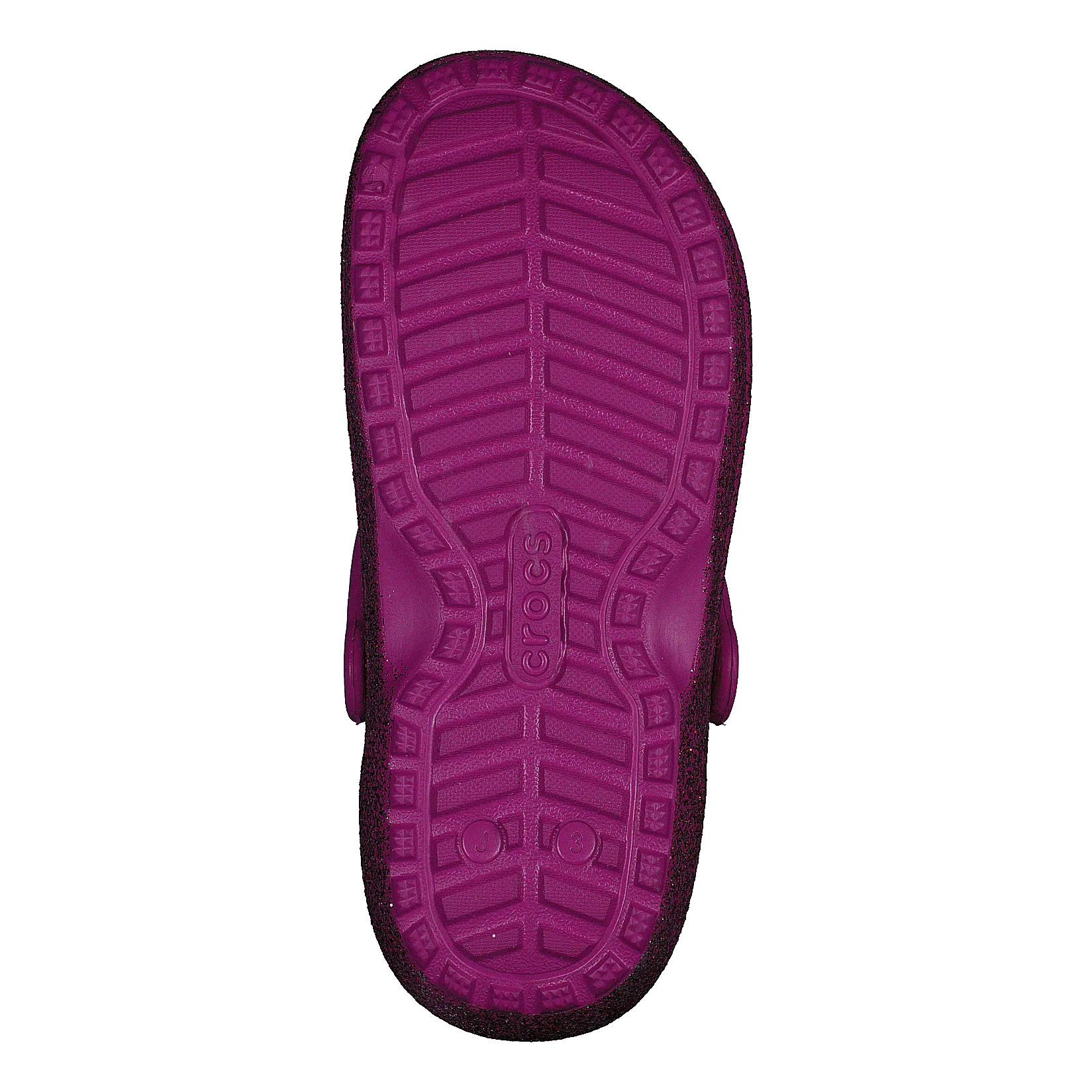 Crocs schoenen Classic Glitter Lined Clog Kids Fuchsia Fun / Multi