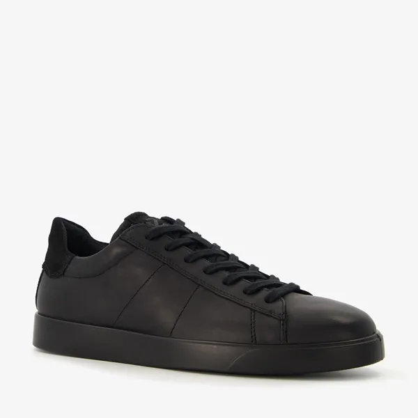 Ecco leren heren sneakers zwart
