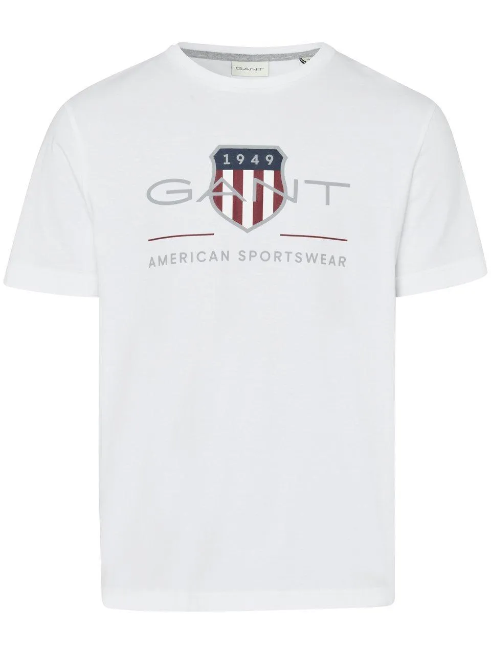 GANT Shirt met ronde hals van 100% katoen