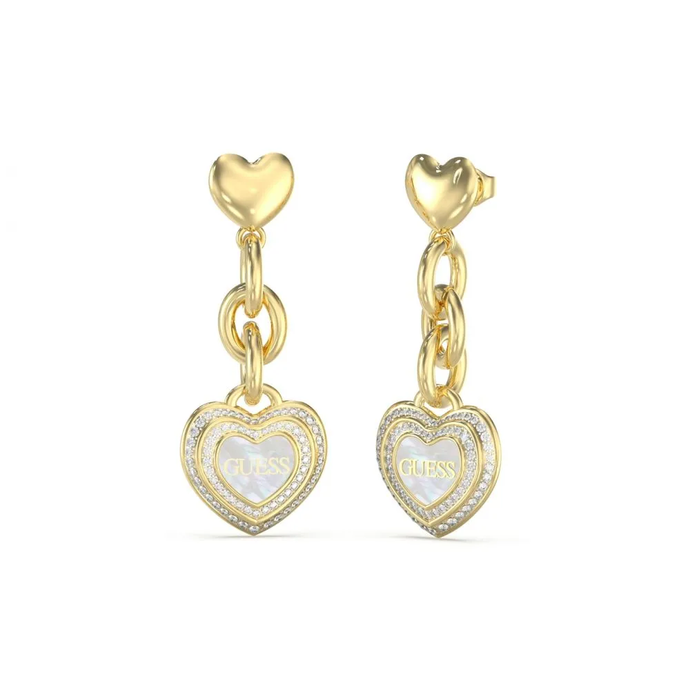 GUESS AMAMI GOLDCOLOURED EARRINGS