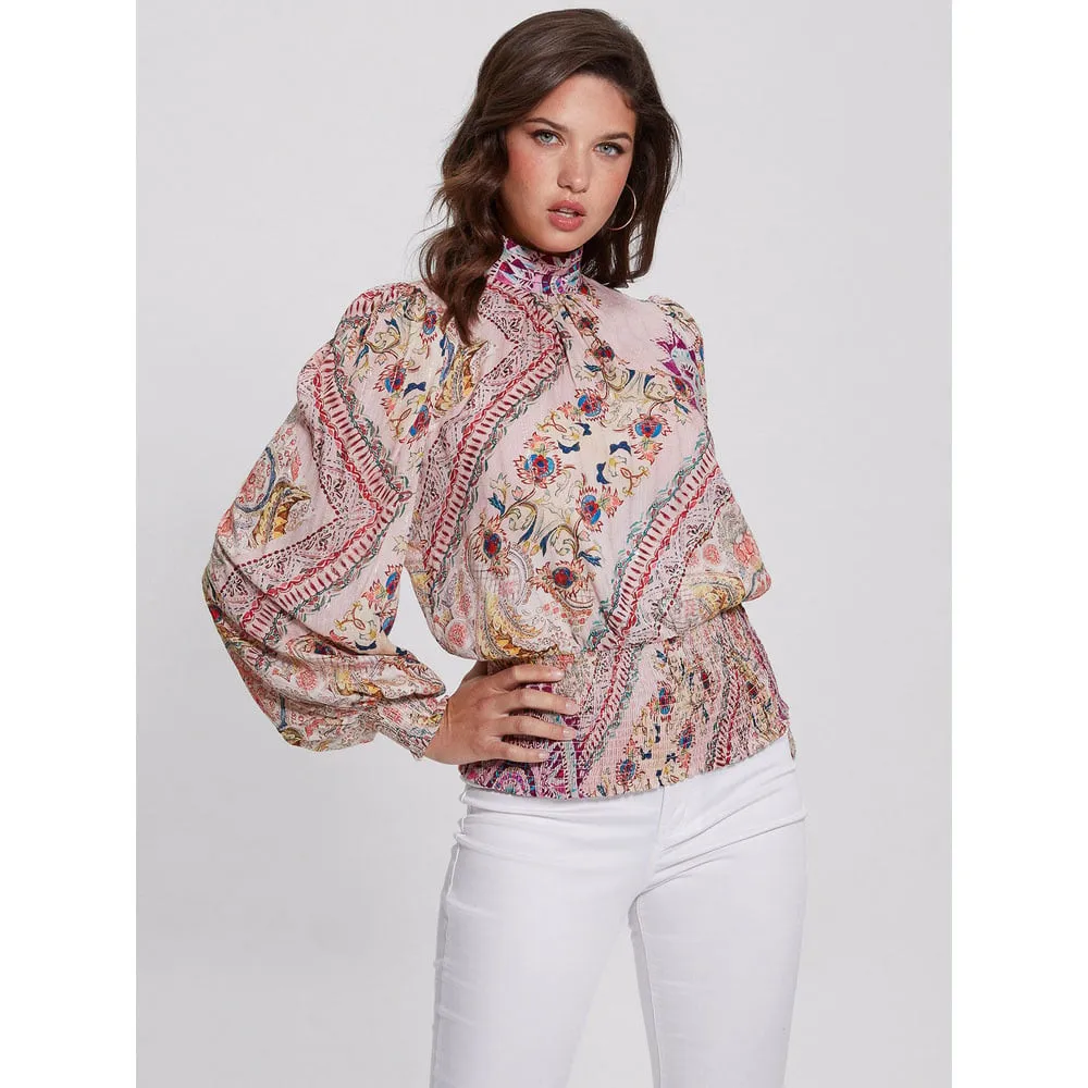   GUESS Longsleeve Monique Top Multi KL