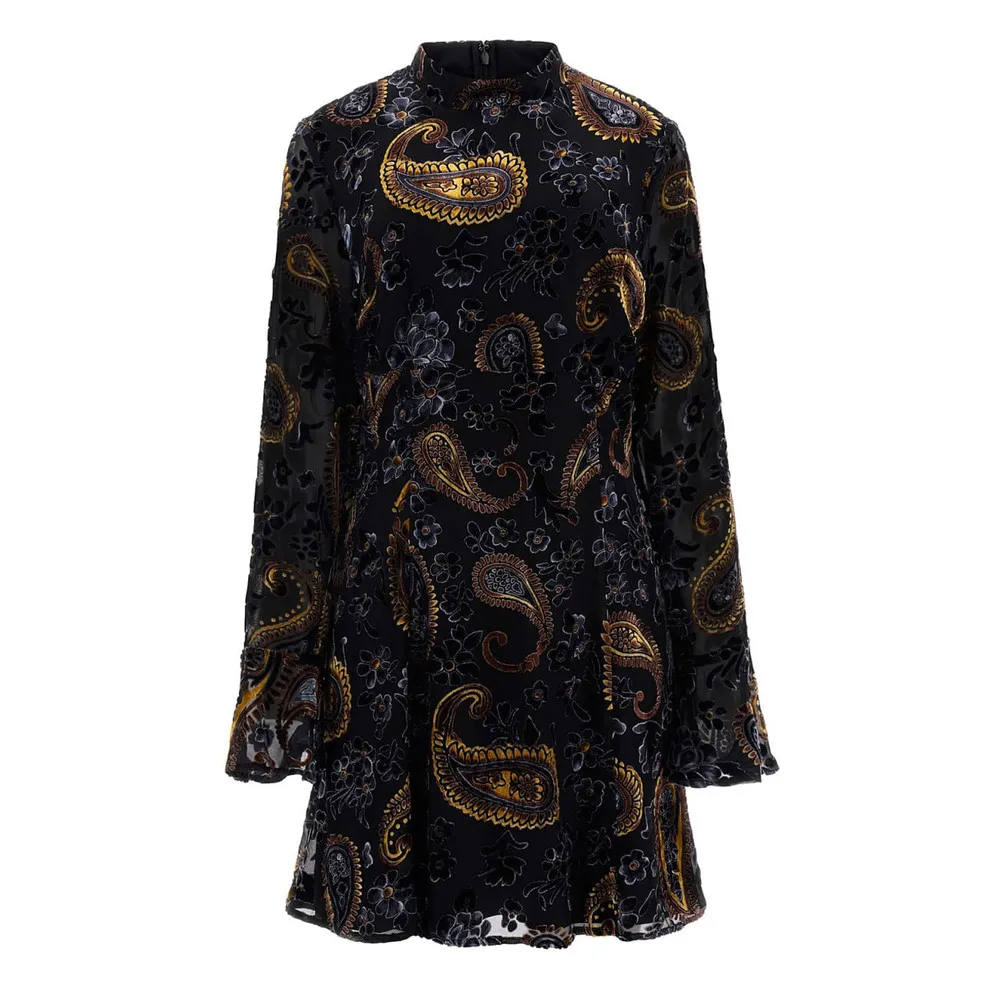   GUESS Marina Paisley Dress Zwart KL