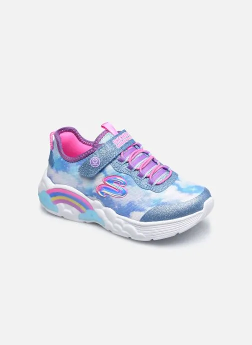      SKECHERS RAINBOW RACER  BLAUW   