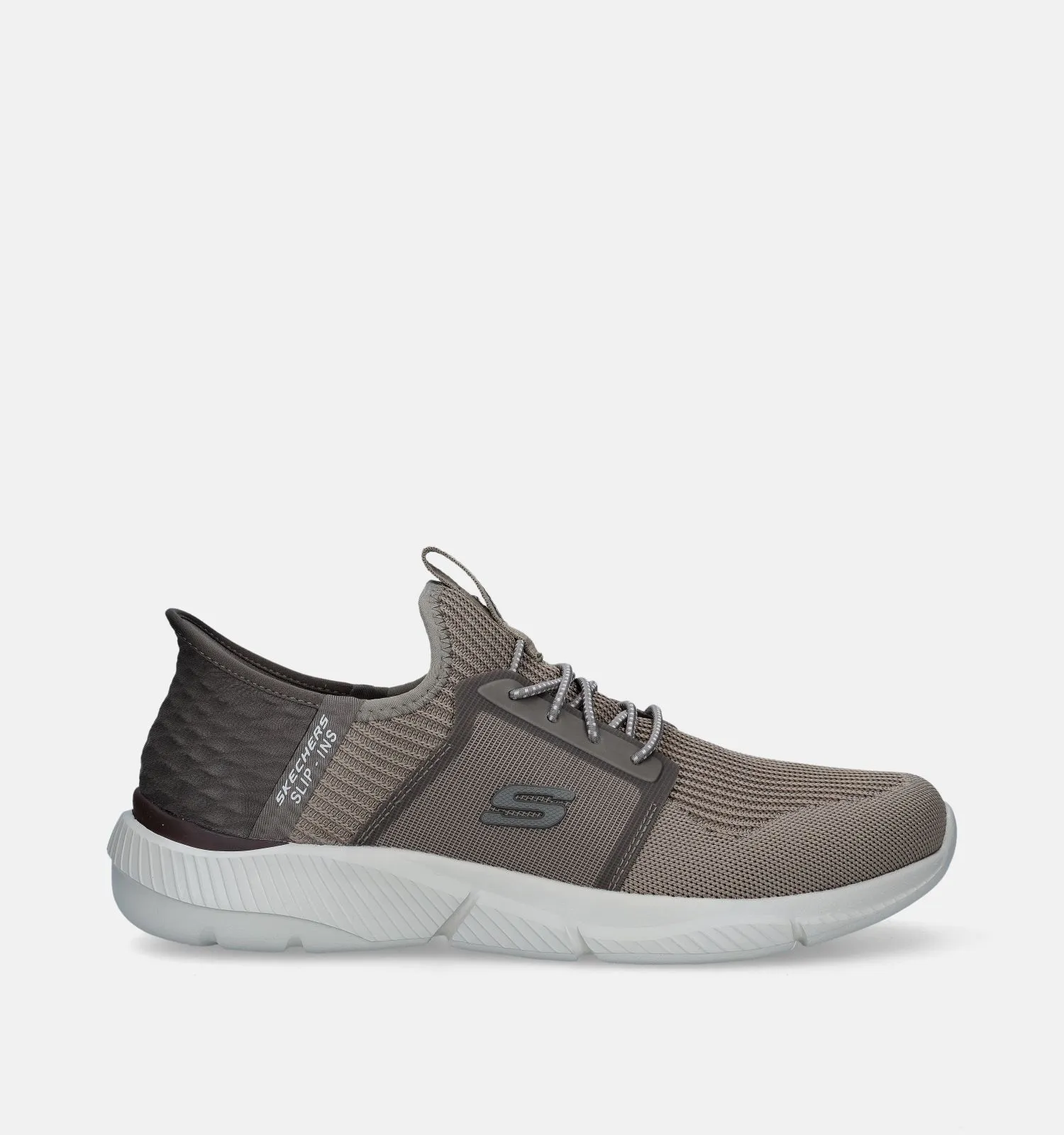 SKECHERS SLIPONS TAUPE