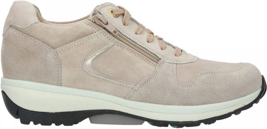 Xsensible 30042.2 Jersey Sand Suede G Wijdte Veterschoenen